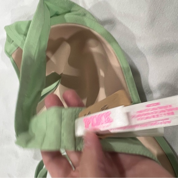 PINK VS Victoria Secret bra light green lightest lined 42C - Picture 5 of 7